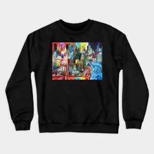 New York City Brooklyn Bridge 877 Crewneck Sweatshirt